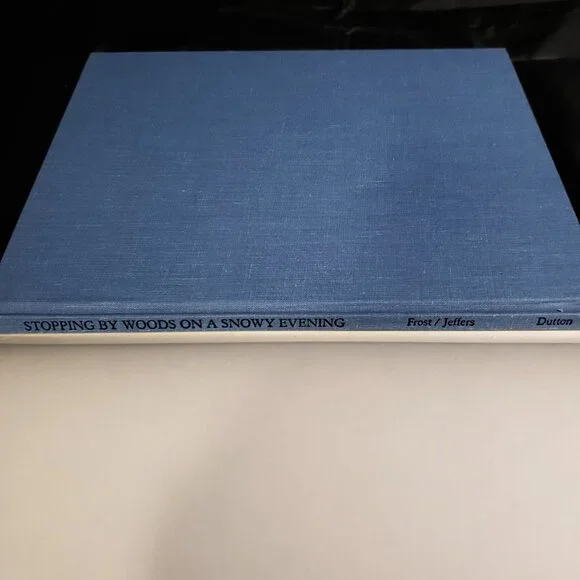 RVHTF EUC 70's Vintage / 1978 Hardcover "Stopping by Woods on a Snowy Evening" - Picture 5 of 15